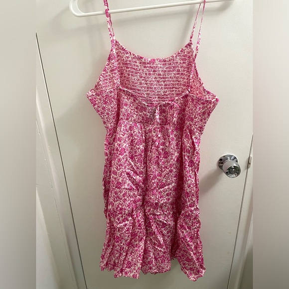 Gap Pink patterned smock top dress - Picture 2 of 2